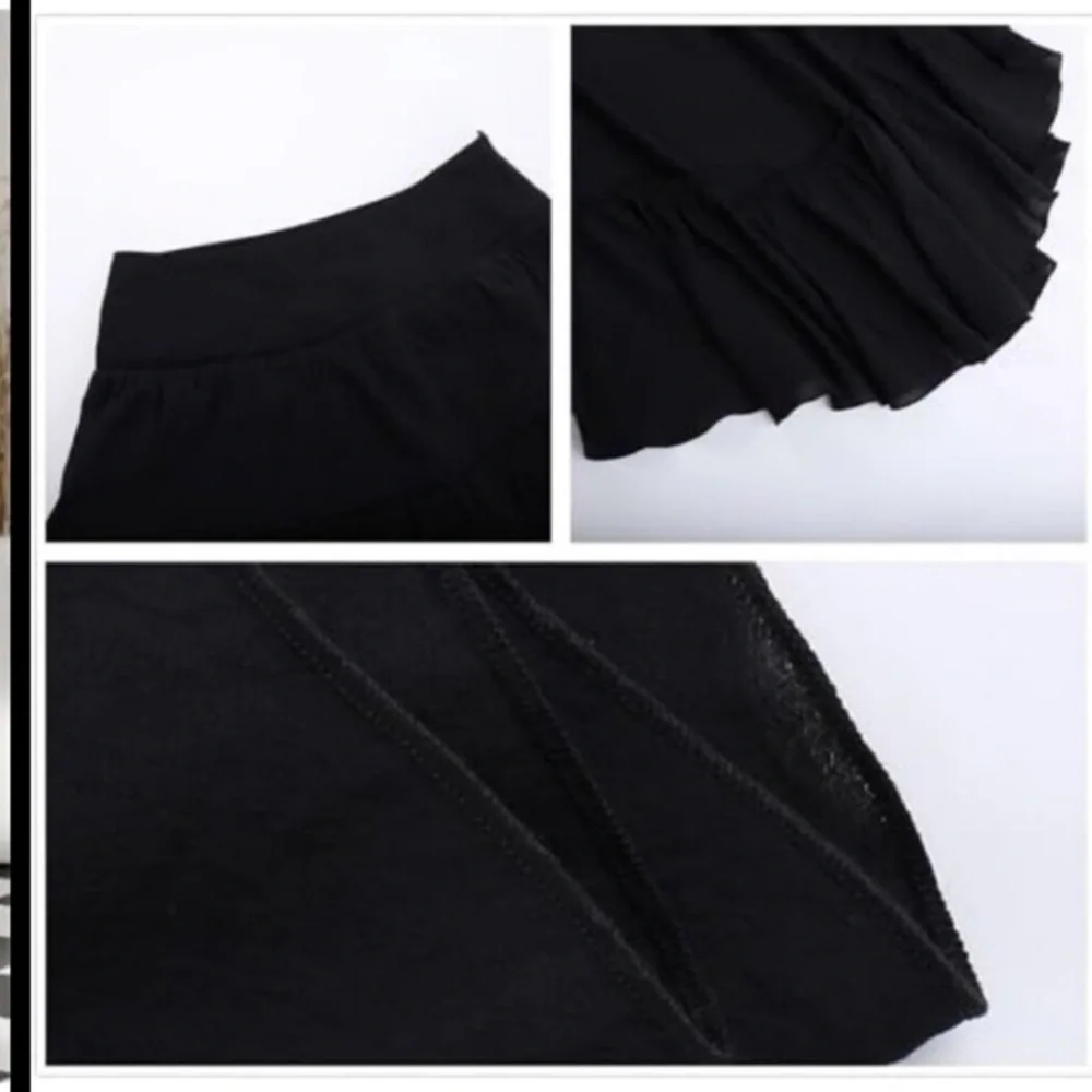 Gothic Tiered Maxi Skirt Asymmetrical High Waist Y2K Punk Grunge